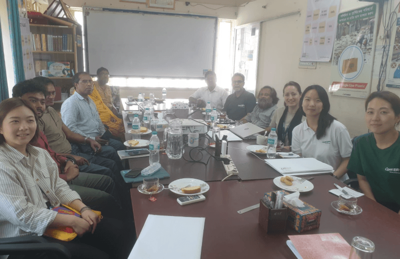 Presentation of ERCC Project Evaluation Findings to Concern Korea Team.