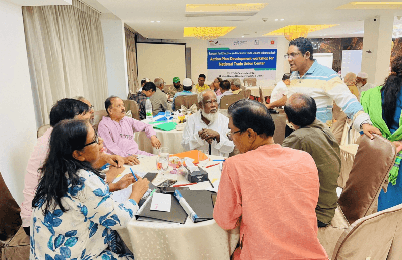 Facilitating a Workshop for 14 Trade Union Federations with NTUC.