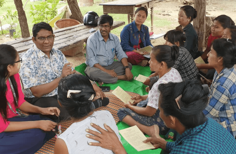 Field Visit and Discussion with Program Participants in Myanmar.