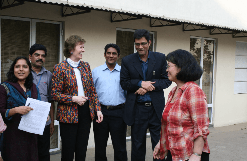 Meeting Mary Robinson, Former President of Ireland.