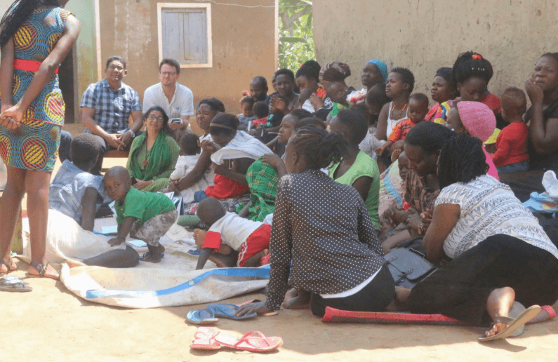 Discussion with Program Participants in Uganda.