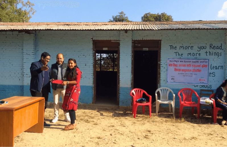 School Visit in Nepal.
