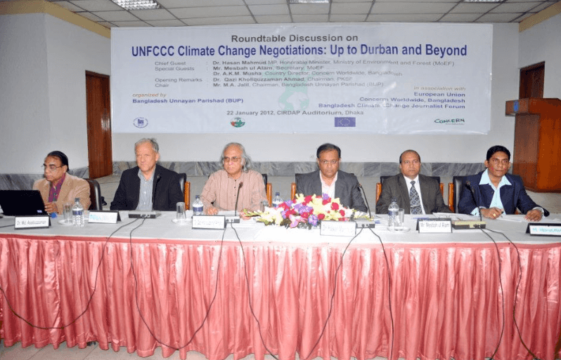 Pre- and Post-COP Discussions on UNFCCC Accountability in Bangladesh.