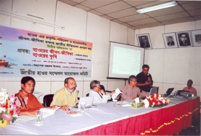 Organizing the 1st National Haor Convention as Joint Convener.